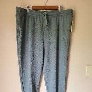 All in Motion Textured Knit Jogger Green, Size XXL, L, M,S